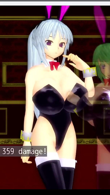 Girl Beats Hero 3 0,05 Bunny Girls