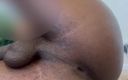 yyessboyy: Black Boy Shoves 7inch Dildo Deep in His Bussy