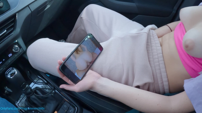 ProgrammersWife: 포르노 비디오를 보고 주차장에서 자위하는 십대 - 프로그래머와이프