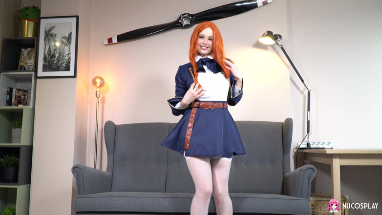 Nu Cosplay: Аріелька повернулася як збуджена руда студентка