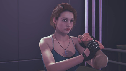 Waifu club 3D: Jill valentine wichst deinen schwanz ins gesicht