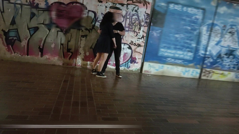 Toilet Mommy: 非常危险的户外口交和打手枪