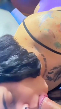 Naughty Trans Girl Gives Stranger a Magic Blowjob