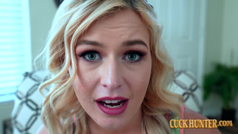 Cuck Hunter: Teen girlfriend Marley Minxx takes big cock cuckold