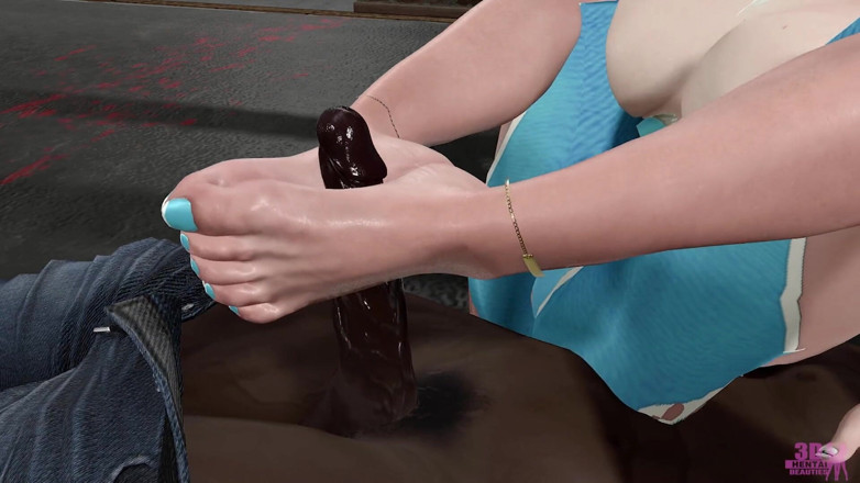 3DHentaiBeauties: R. Mika Stopy do zapasów kogutów