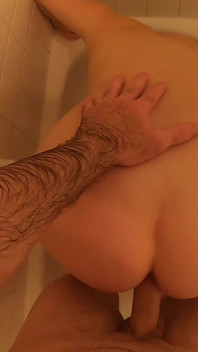 Your stepmom invites you into her shower for sex POV