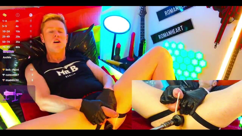 Roman Heart: Web Stream Sex Machine Anal Fuck!