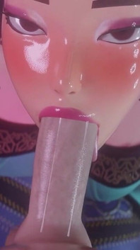 [kpop Cacciatori di Demoni] Zoey Sciatto pompino animazione 3D
