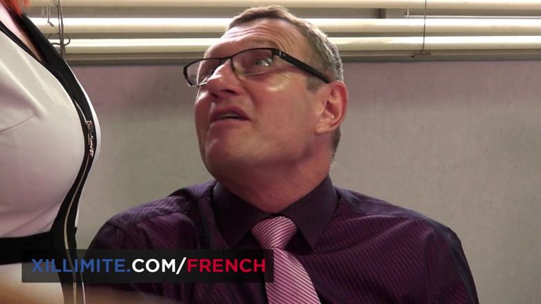 French girls at work: Schöner fick mit lehrerin mit riesigen möpsen