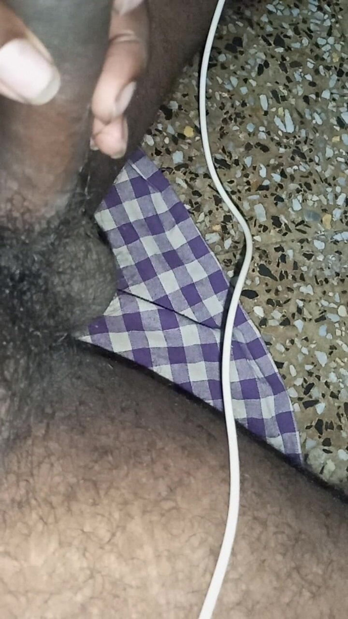 Sweet Indian cock: Masturbace