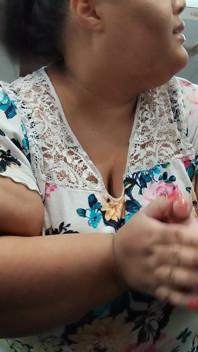 Flashing My Tits at the Library!