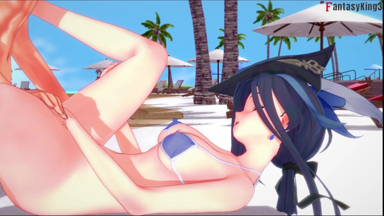 Fantasy king: Seks bikini Clorinde Ahegao - Impak Genshin