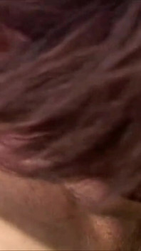 Short haired brunette gives perfect blowjob