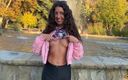 KattyWest: Katty Shows Her Tits in a Park - Flashing