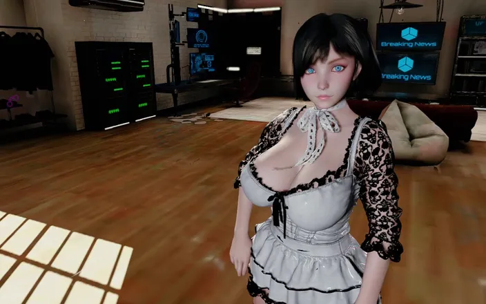 IAsura Gaming: Fucking &amp; Making Creampie with MILF Theia in Sideways Sex Position
