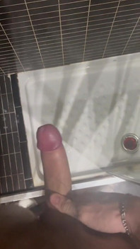Playing with My Ass Ends in Cum in the Shower
