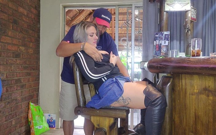 Sparowdox: Ik had zo het geluk om deze hete blondine te...