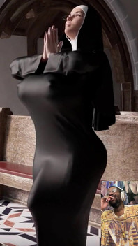 The Lord Answered the Holy Prayers of This Horny Nun and She Grew a Long Hard Futa Cock