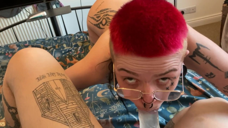 punkgoblin: Domme trêu chọc và chơi với t-boy tuyệt vọng