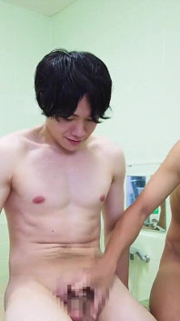 Friends Hard Cocks at the Sento Bath