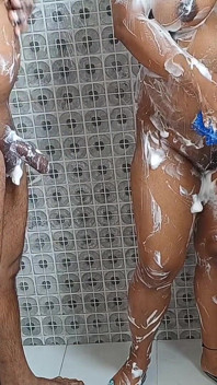 Indian Couple in Bathroom Early Morning Sex My Wife