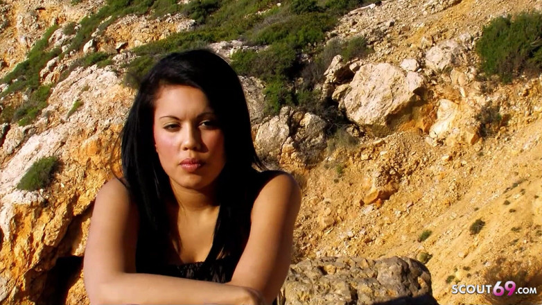 Full porn collection: Horny Latina teen Oldia banged hard by stepbrother on the...