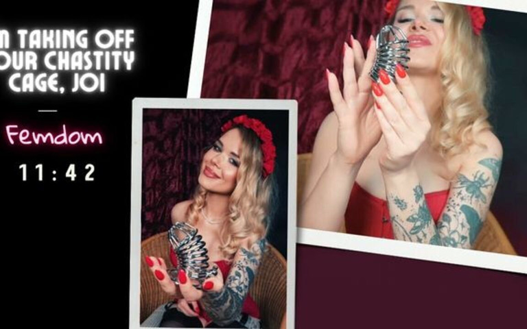 I'm Taking off Your Chastity Cage, JOI, Domination, Chastity Cage (Marlene Moore) I'm Taking off Your Chastity Cage, JOI, Domination, Chastity Cage (Marlene Moore)