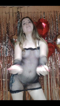 I Love Dancing to Them in This Fishnet Outfit