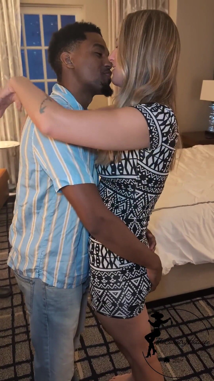 Darrenblazeent: Country Hotwife BBC Creampie in Front of Husband