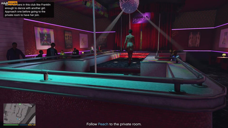 LewdArcade: Gta 5 - ストリップ クラブ [パート 02] ヌード MOD なし [18+] Gta V v1.0.3095 ポルノ ゲームプレイ