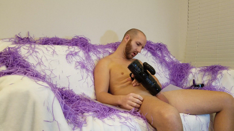 Straight ish Jake Grand: Super Soaker Masturbation Machine