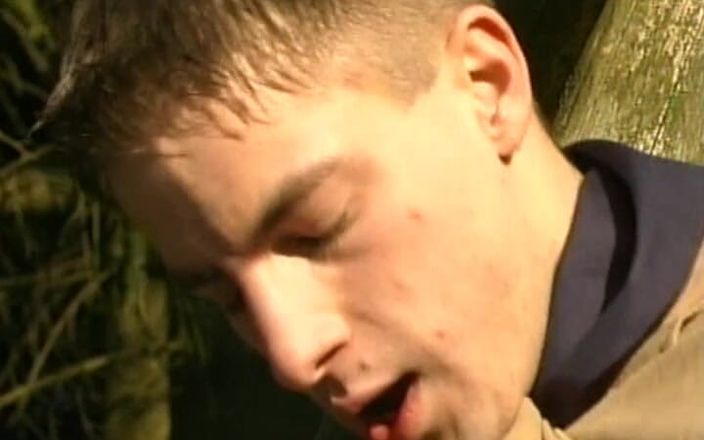 Gay 90's Vintage Porn: Sesión de besos masculinos calientes # 3