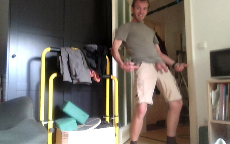 Chill Bro Bate in Shorts and Socks (Bator Bro)