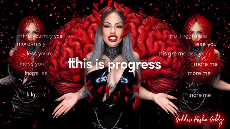 Goddess Misha Goldy: Ton cerveau de goon a un propriétaire.