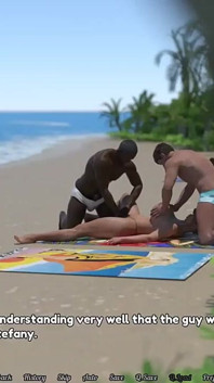 Perfect Housewife #36 Strangers Make Hot Wife Cums Hard on a Public Beach