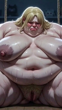 쪼이는 로프 본딩을 입은 거대한 SSBBW - 신음하고 더위 속에서 고군분투