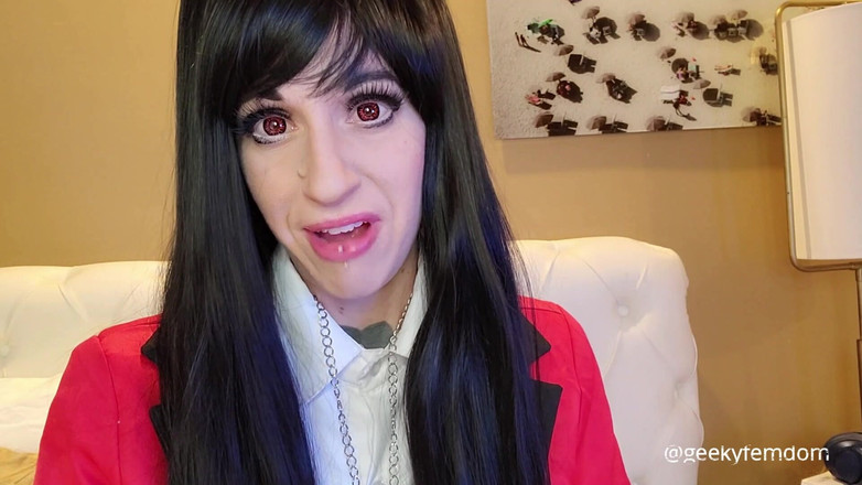 Geeky Femdom: Kukeguri Yumeko Kartenspiel