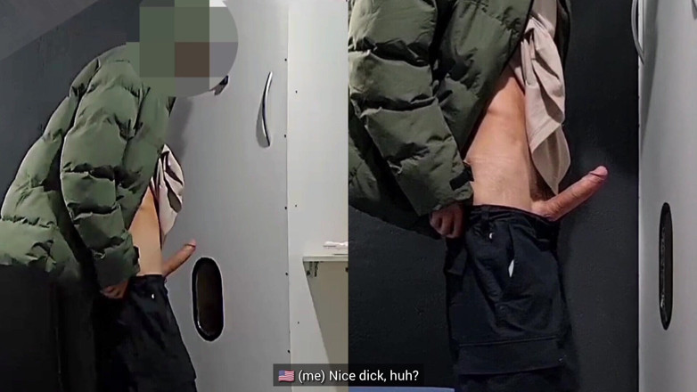 Pvt gloryhole br (brazil): Alta e magra con un grosso cazzo non circonciso è venuto...