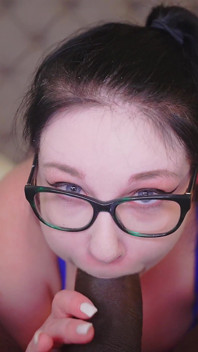 Sexy BBW Angelina Elizabeth Loves Worshipping My BBC and Sucking Me off!!