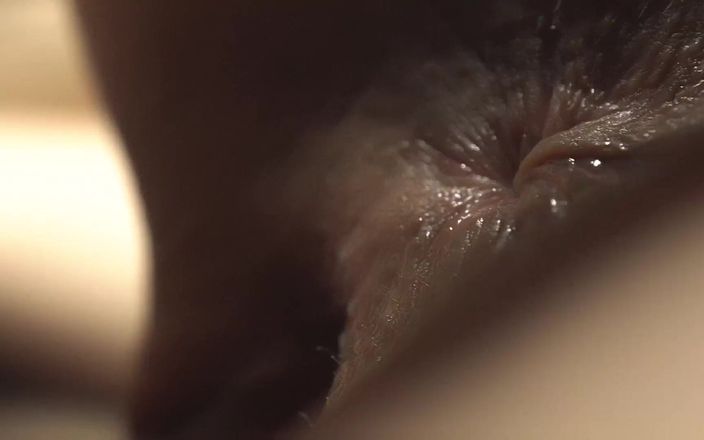 Close up fetish: Filled Her Pussy with Cum Twice. Extremely Close-up
