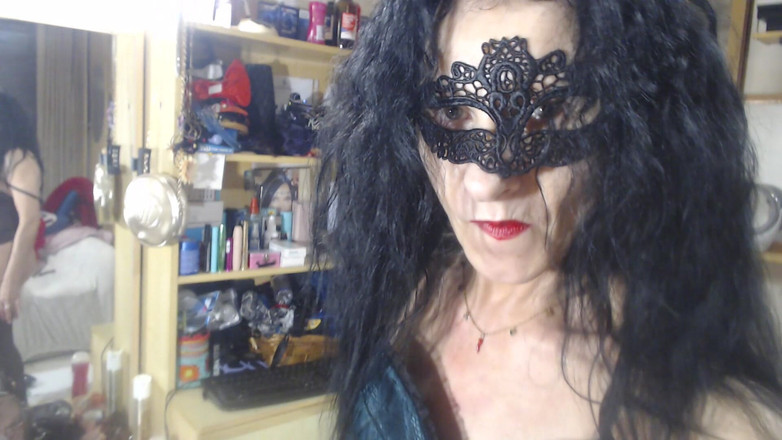 WEBREGINETTA2023: Diikat dengan pantyhose dengan stoking hitam yang bagus tanpa celana...