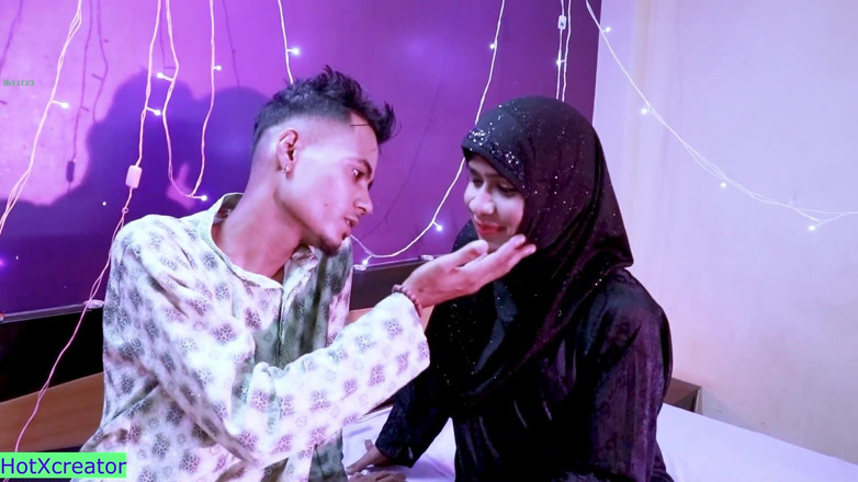 Hot creator: Gadis desi berhijab menikah! Seks malam pertama dengan audio bahasa...