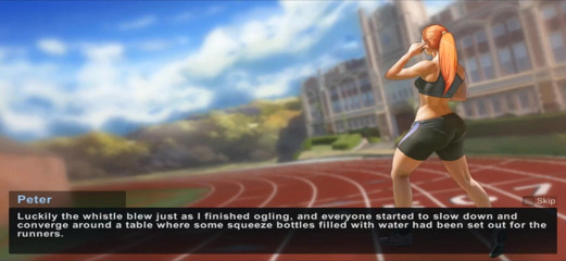Hentai World: Fitness yapan genç kız