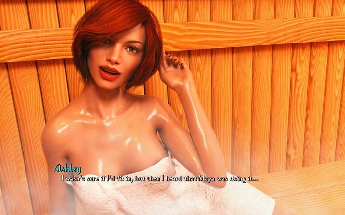 LoveSkySan69Real: Menjadi dik 0.4.0 bahagian 67 kongkek sauna &amp; permainan ciuman sage oleh Loveskysan69