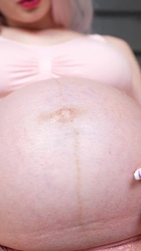 Belly Movements From Inside & Belly Worshipping