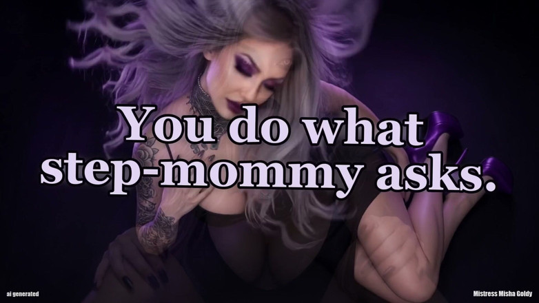 Goddess Misha Goldy: Step-mommy Caught You Hard