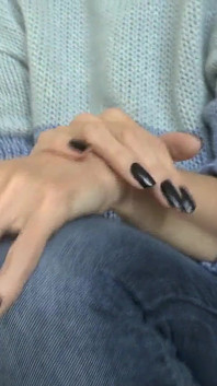 Lady Victoria Valente - zwarte sexy vingernagels