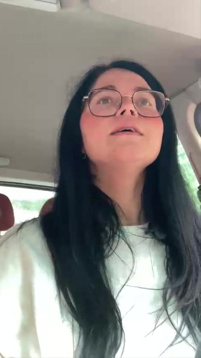 Shione Cooper: Smoking During Driving in My New Glasses