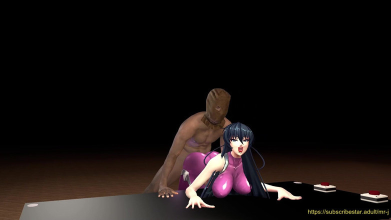 Misterj 3d Studio: Asagi gaya doggy dengan orang asing