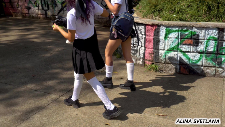 Alina Svetlana: Rebellious Teen Girls Have Lesbian Sex